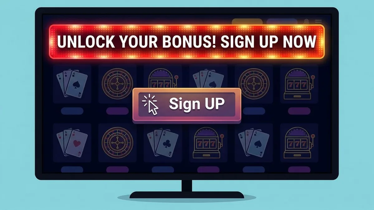 Sign up with bonus